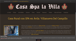 Desktop Screenshot of casaspalavilla.es